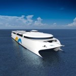 Największy statek świata z napędem elektrycznym wypłynął na otwarte morze