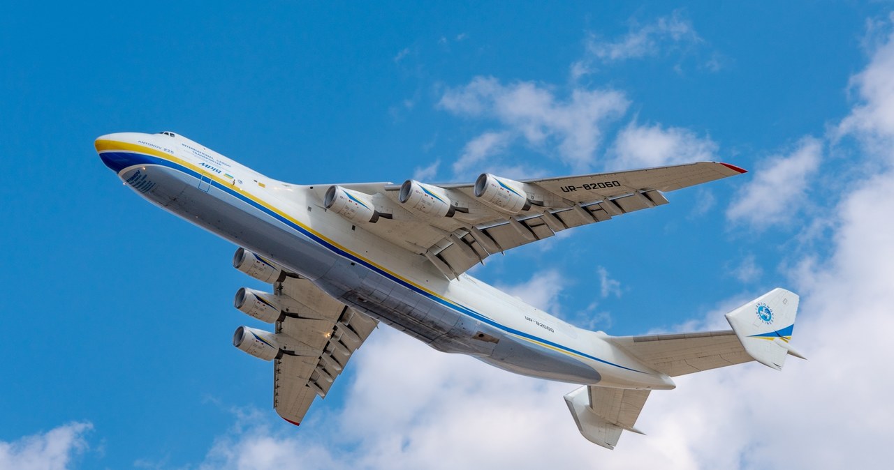 ​Największy towarowy samolot świata, ukraiński An-225 Mrija /123RF/PICSEL