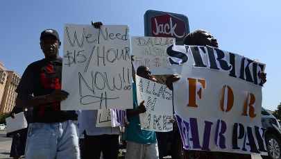 Największy w historii protest pracowników fast foodów