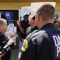 Strajk pracowników Fast Foodów w Dallas, Texas