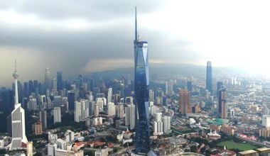 Najwyższy budynek w Azji Południowo-Wschodniej na ukończeniu. Ten budynek robi wrażenie!