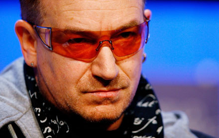 Naładowany pomysłami Bono fot. Jeff J Mitchell /Getty Images/Flash Press Media