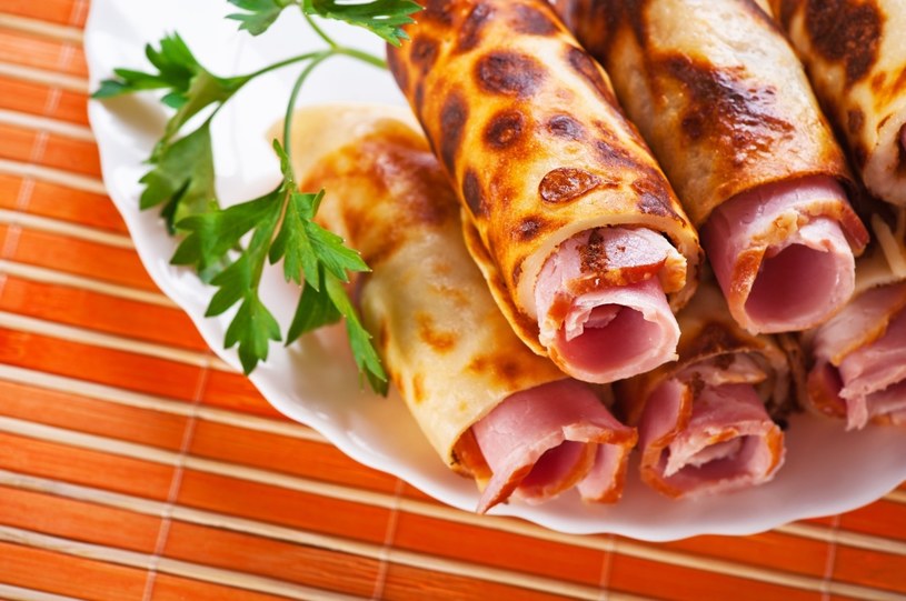 Naleśniki z szynką /123RF/PICSEL