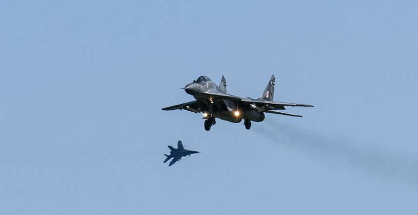 Należące do Polski samoloty MiG-29 /Przemek Świderski /Reporter