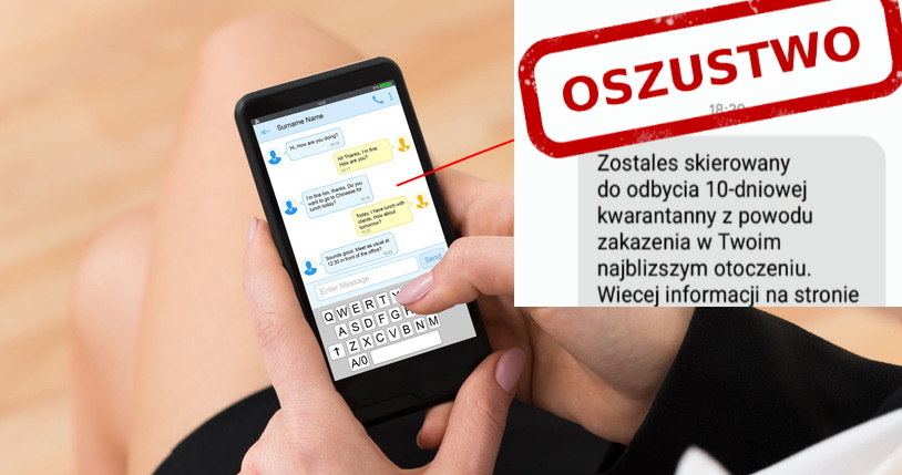 Należy uważać na SMS o takiej treści. Fot. Picsel/CERT Polska /123RF/PICSEL