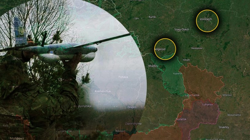 Nalot dronów na Rosję. Ukraińcy zaatakowali kilka celów jednocześnie