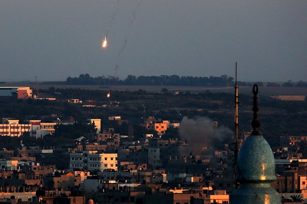 Naloty w Strefie Gazy /MOHAMMED SABER  /PAP/EPA