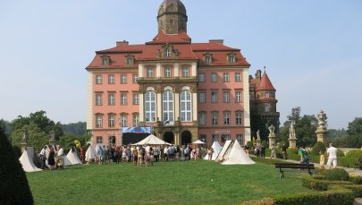 Namioty słowiańskich władców na Zamku Książ