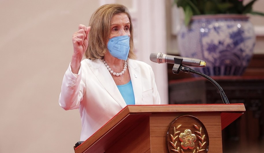 Nancy Pelosi /TAIWAN PRESIDENTIAL OFFICE /PAP/EPA