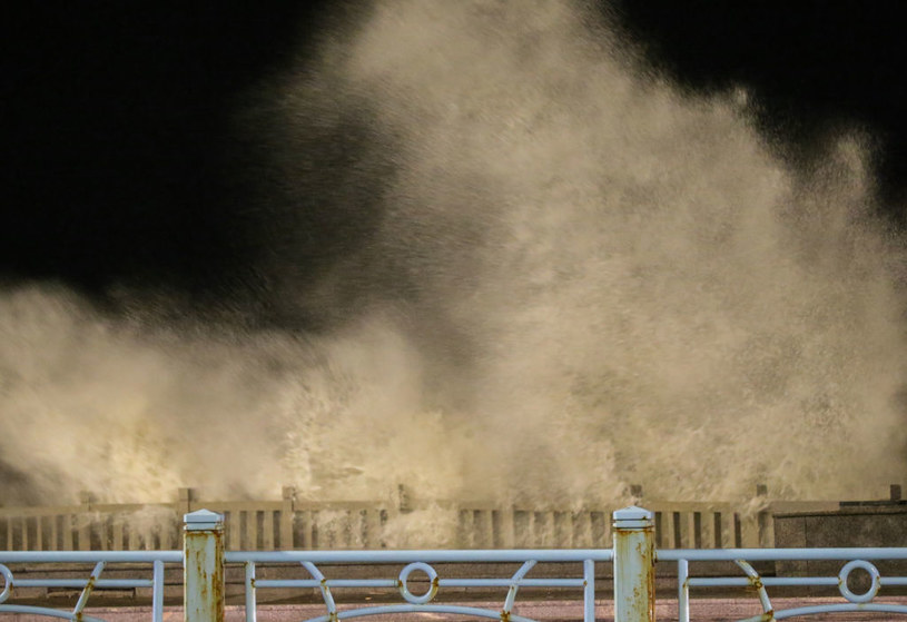 Nanmadol został sklasyfikowany jako supertajfun przez Centrum Ostrzegania przed tajfunami Marynarki Wojennej Stanów Zjednoczonych /Getty Images