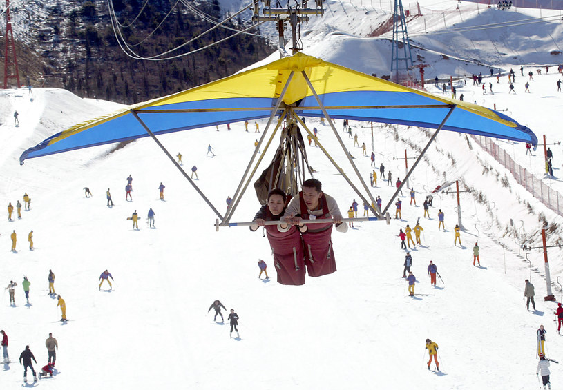 Nanshan Ski Village z lotu ptaka /AFP