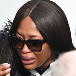 Naomi Campbell cała we łzach na pogrzebie przyjaciela