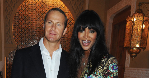 Naomi Campbell z narzeczonym Władimirem Doroninem, fot.Dave M. Benett &nbsp; /Getty Images/Flash Press Media