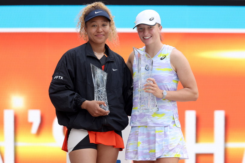 Naomi Osaka i Iga Świątek - obie tenisistki łączy talent, wzajemny szacunek i przyjaźń /AFP