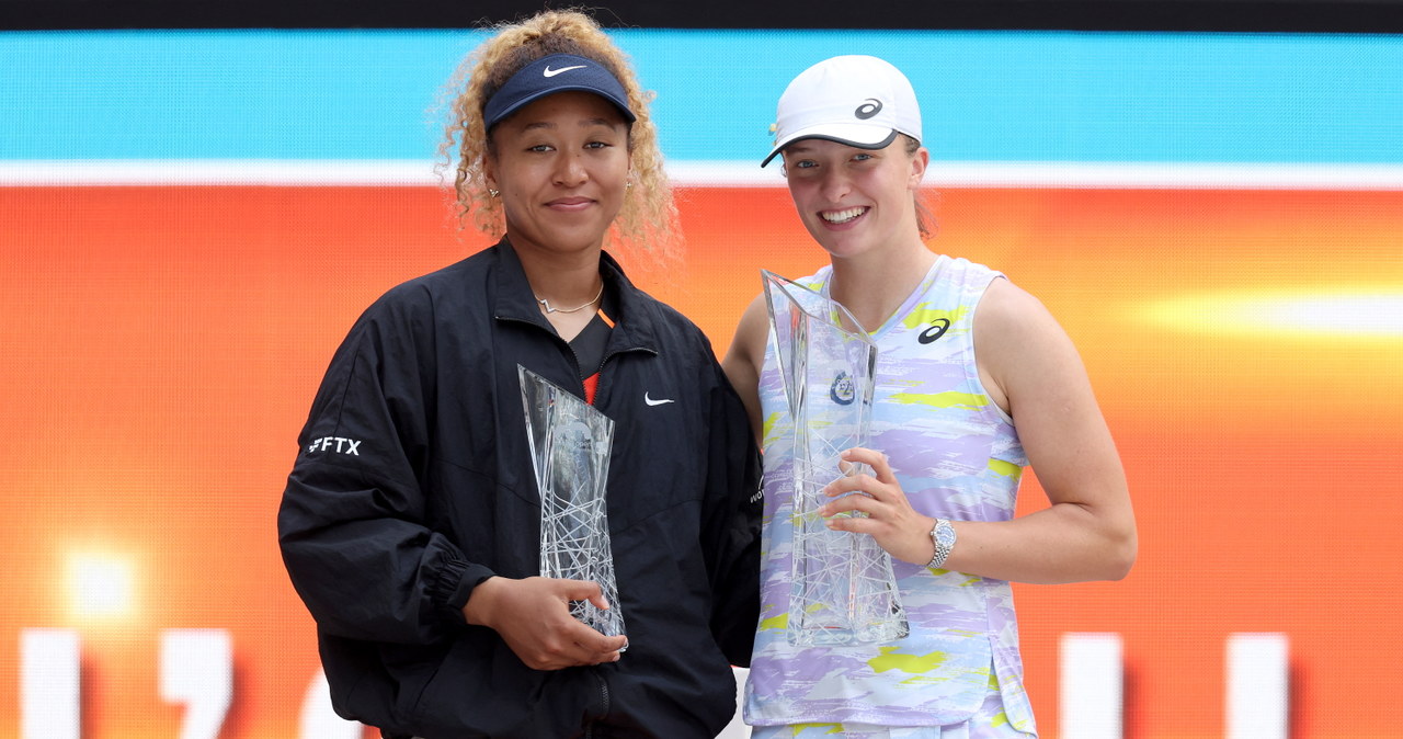 Naomi Osaka i Iga Świątek - obie tenisistki łączy talent, wzajemny szacunek i przyjaźń /AFP