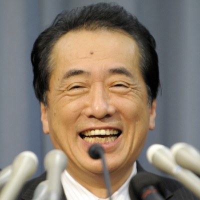 Naoto Kan, premier rządu Japonii /AFP