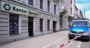 Napad na kantor w centrum Łodzi. 22-latek zatrzymany