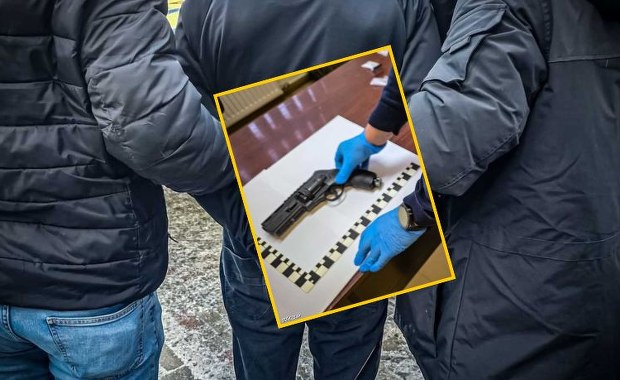 Napadli na stację paliw i uciekli. Po drodze gubili monety 