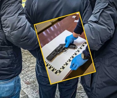 Napadli na stację paliw i uciekli. Po drodze gubili monety 