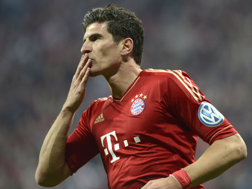 Napastnik Bayernu Monachium Mario Gomez /AFP