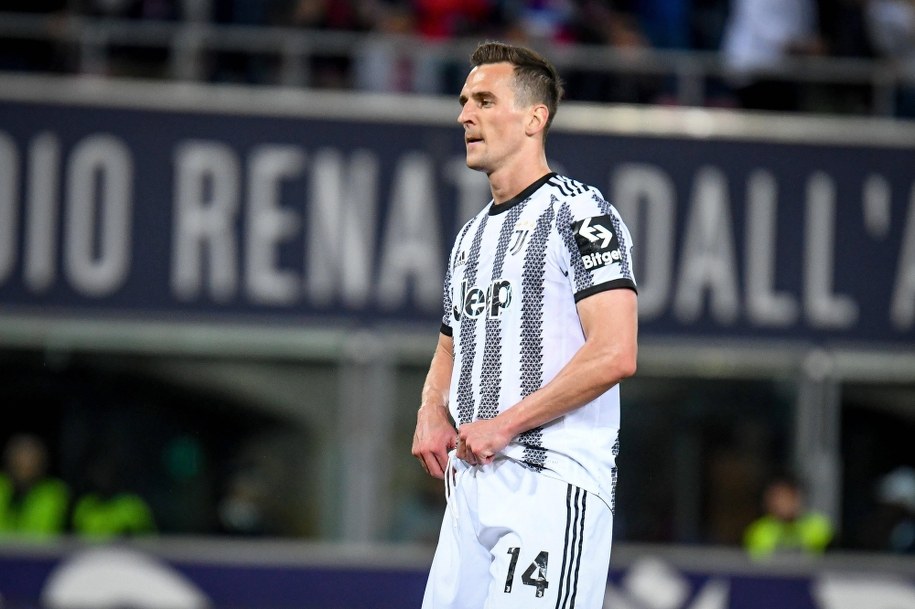 Napastnik Juventusu Arkadiusz Milik /	Ettore Griffoni/LiveMedia / ipa- /PAP/PA