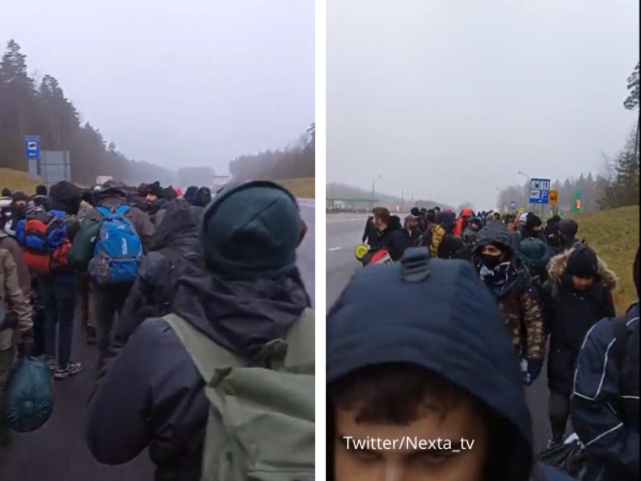 Napięta sytuacja na granicy. Media: Z Mińska wyjeżdżają kolejne grupy migrantów [FILM]