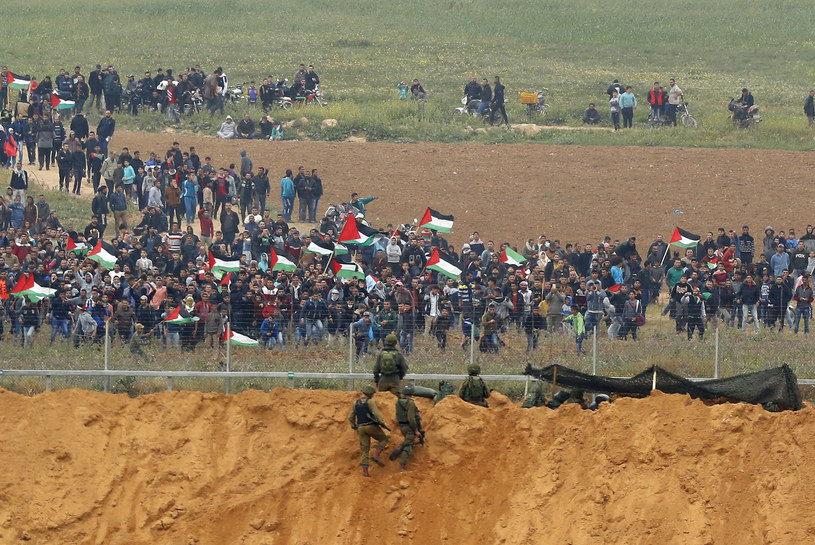 Napięta sytuacja w Palestynie /JACK GUEZ /AFP