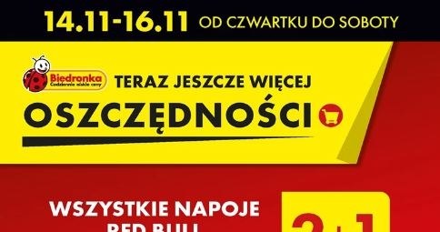 Napoje Red Bull za darmo w Biedronce! /Biedronka /INTERIA.PL