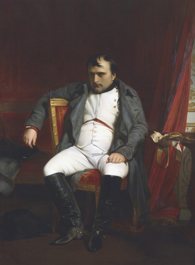 Napoleon Bonaparte na obrazie pędzla Paula Delaroche /DPA /PAP/EPA
