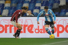 Napoli - Torino 1-1 w 14. kolejce Serie A. Asysta Piotra Zielińskiego