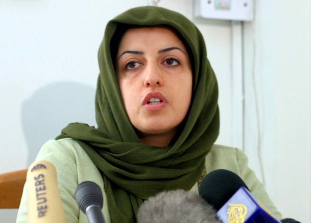 Narges Mohammadi na zdjęciu z 2005 roku /Abedin Taherkenareh   /PAP/EPA