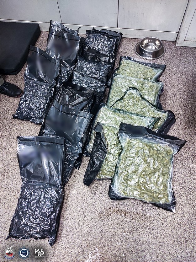 Narkotyki w 10-kilogramowych paczkach znaleziono na lotnisku Chopina w Warszawie /CBŚP