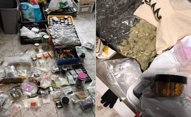 Narkotykowy arsenał w centrum Łodzi. Mężczyźni wpadli na gorącym uczynku 