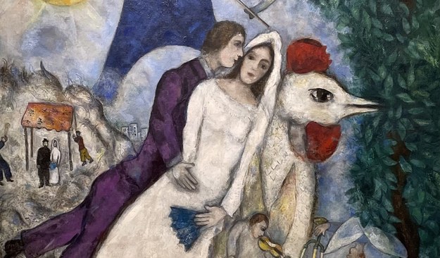 "Narzeczeni z Wieżą Eiffela" autorstwa Marca Chagalla /Marek Gładysz /RMF FM