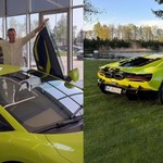 Narzeczony Halejcio odebrał nowe Lamborghini. Jako pierwszy w Polsce