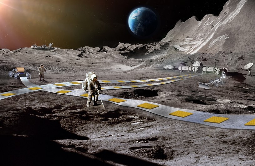 NASA chce zbudować kolej na Księżycu