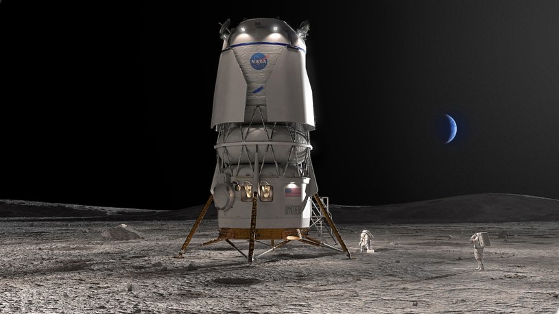 NASA nawiązała współpracę z siedmioma amerykańskimi firmami /Blue Origin / Zuma Press / Forum /Agencja FORUM