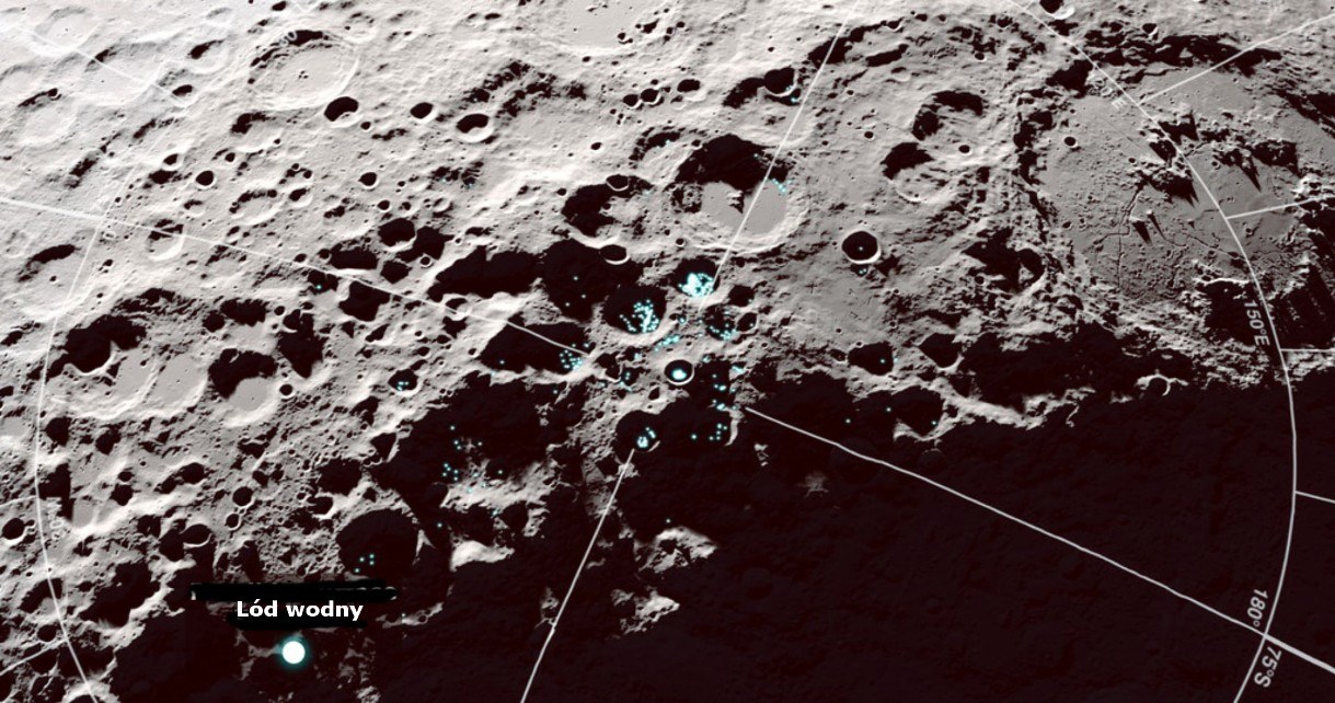 NASA odkryła lód wodny na biegunach Księżyca. Ułatwi nam on kolonizację /Geekweek