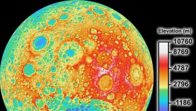NASA pokazała bardzo dokładną mapę Księżyca