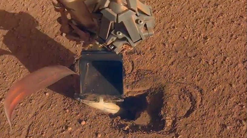 NASA pokazała pierwszy dowód, że polski Kret znowu działa na Marsie [FILM] /Geekweek