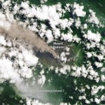 NASA pokazała śmiercionośną erupcję wulkanu Dukono. Uwiecznił ją satelita