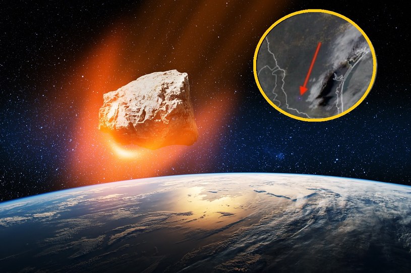 NASA potwierdza, że kosmiczna skała ważyła ok. pół tony i leciała z prędkością 43 tysięcy km/h /123RF/PICSEL
