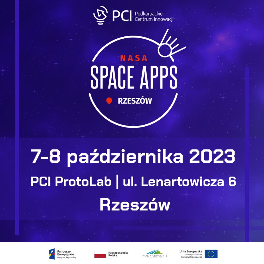 NASA Space Apps Challenge Rzeszów 2023. Dołącz do kosmicznej misji! /Podkarpackie Centrum Innowacji /