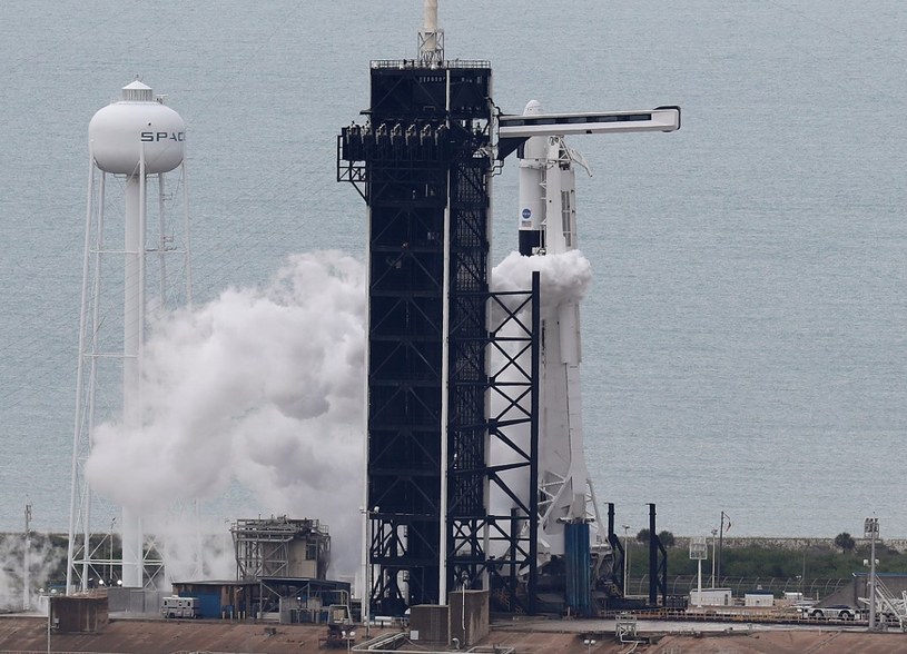 NASA SpaceX Demo-2 - zdjęcie z środy 27 maja /AFP