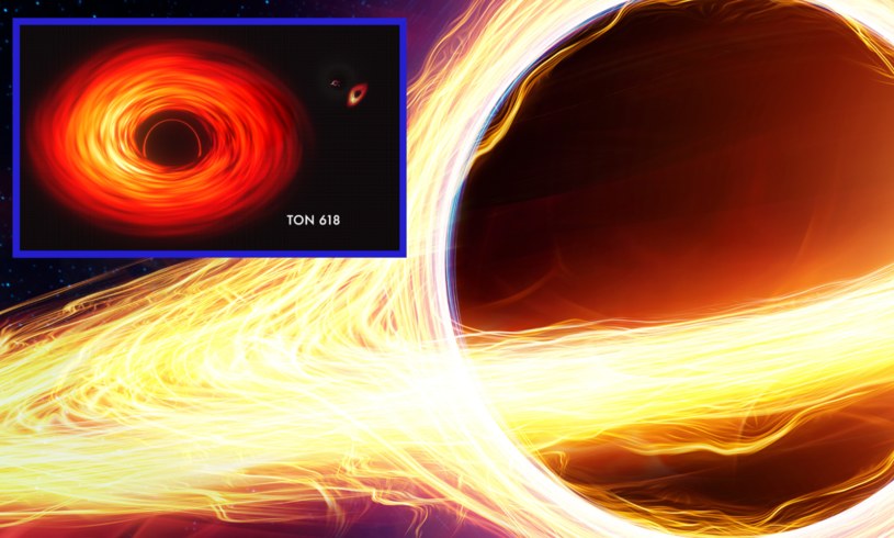 NASA udostępniło niezwykłą animację, pokazującą jak duże mogą być czarne dziury. Przy nich Ziemia to drobinka /123RF/PICSEL