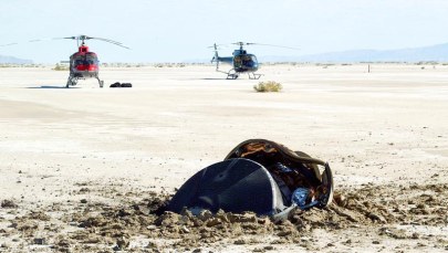 NASA ujawnia zdjęcie "latającego spodka". 14 lat temu rozbił się w Utah