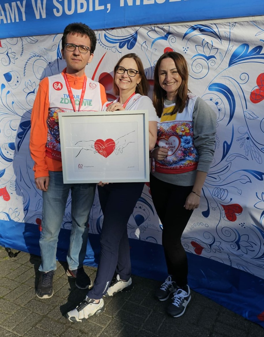 Nasi dziennikarze także brali udział w Biegu /Maciej Nycz /RMF FM