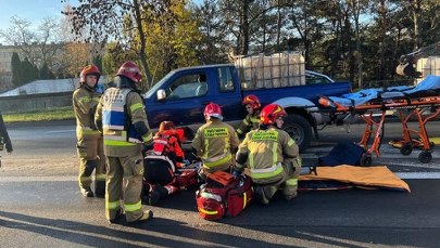 Nastolatki potrącone na przejściu dla pieszych. Dramatyczny wypadek w Łasku