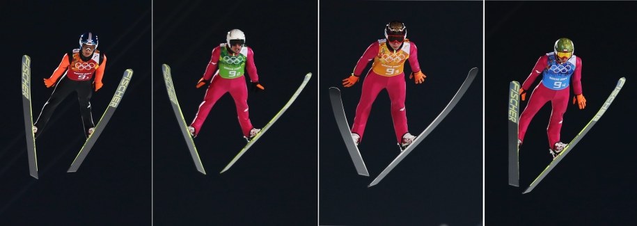 Nasza drużyna skoczków w Soczi /FEHIM DEMIR /PAP/EPA