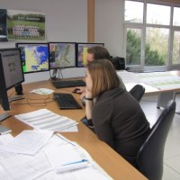 Nasza dziennikarka Katarzyna Szymańska-Borginion w Królewskim Instytucie Meteorologicznym w Brukseli